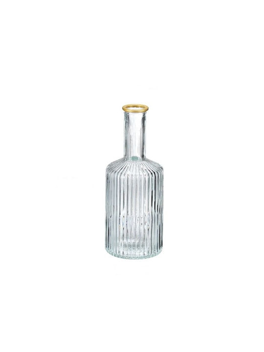 Set 3 Glass Vases Relaxdays Dimensions 20.5 X 8 Cm Multicolor