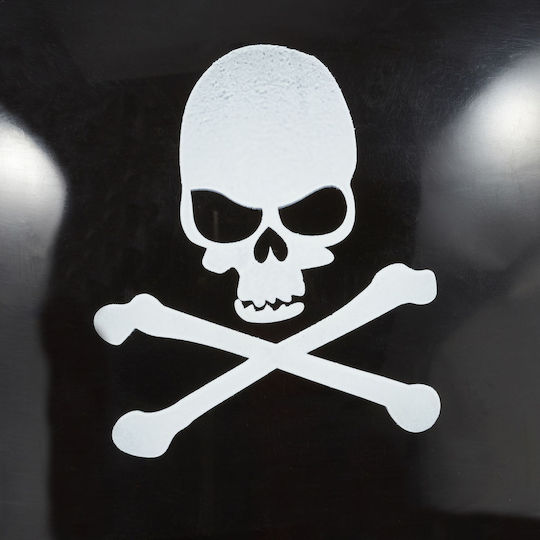 Piratenmodell Biertrinkhelm Schwarz Relaxdays