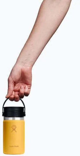 Hydro Flask Wide Flex Sip Lid Μπουκάλι Θερμός 355ml Sunbeam