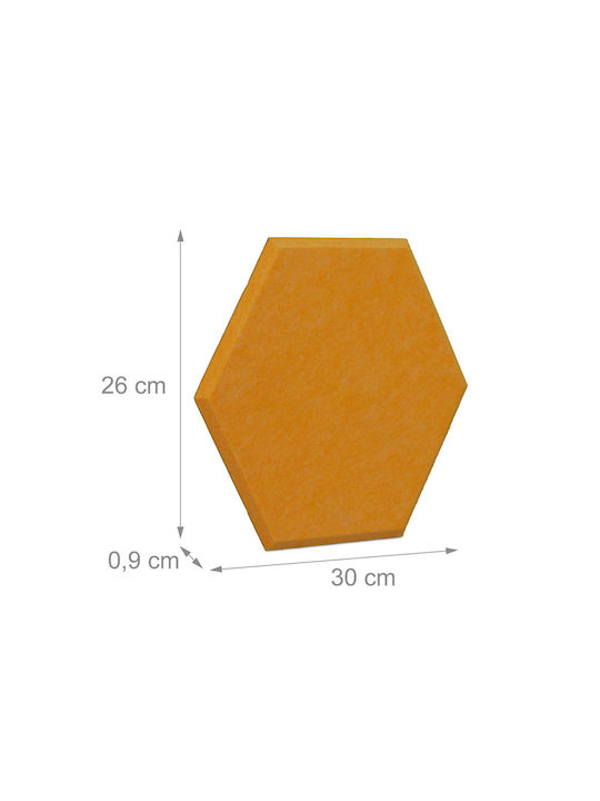 Autocolante de perete și murale Autocolante Decorative 12 Bucăți Albastre Galbene Gri 26 X 30 X 0.9 Cm