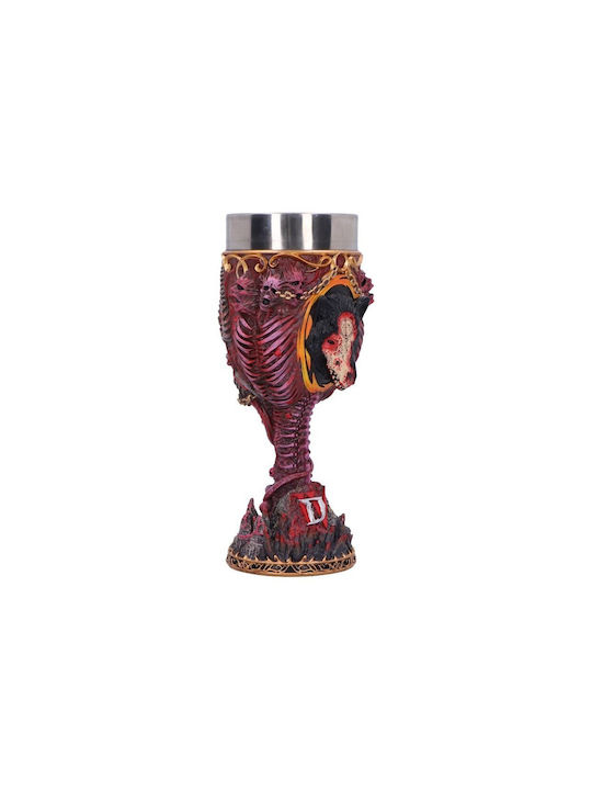 Nemesis Now Diablo Iv Mephisto Goblet Glass for White and Red Wine made of Copper in Bronze Color Goblet
