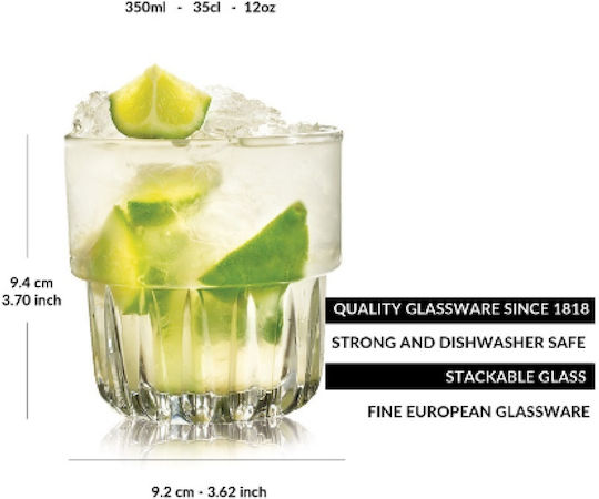 Libbey Ποτήρι Ουίσκι από Γυαλί 355ml