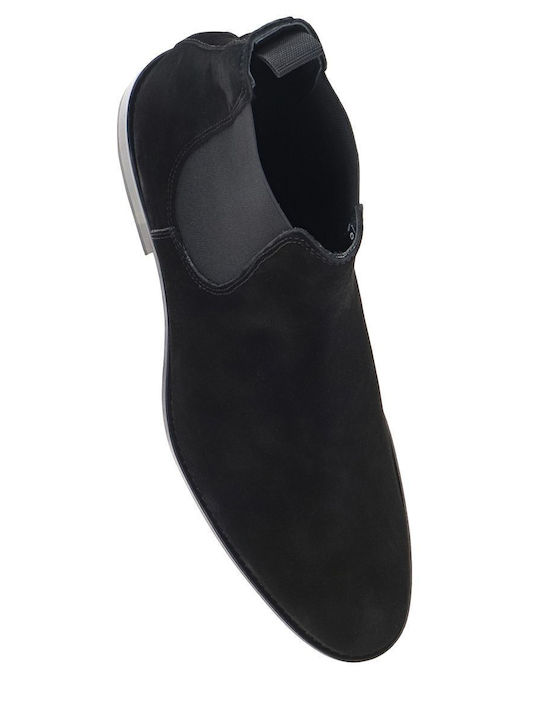 Wildleder Schwarz Herrenstiefel