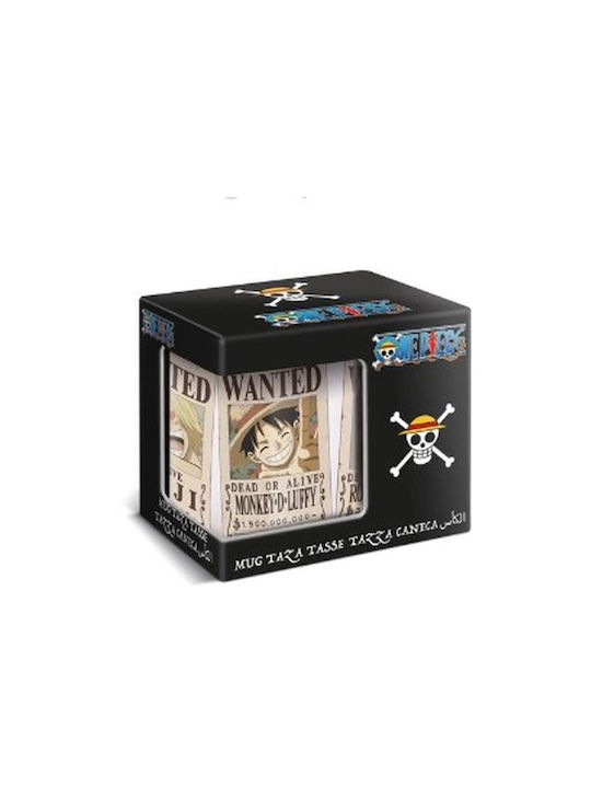Stor One Piece - Wanted Mug Ceramic White 325ml