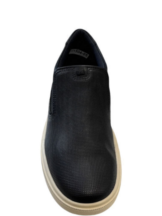 Leder Herren Freizeitschuhe Anatomisch Schwarz