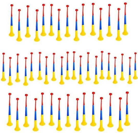 Set 50 Tricolor Vuvuzelas Stadium Horns Parties Events