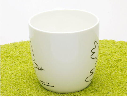Konitz «la Colombe De La Paix» Mug from Porcelain White 425ml