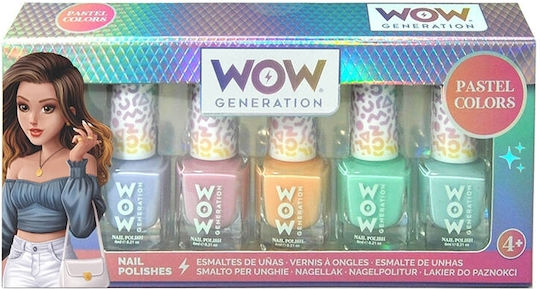WOW Generation Pastel Παιδικά Μανό 5τμχ