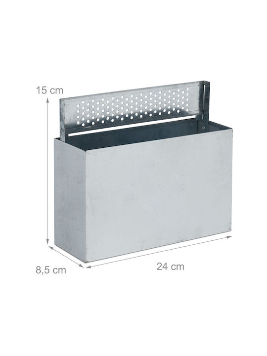 Wall Ashtray 3l Capacity Relaxdays