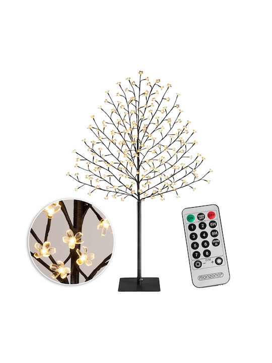 Brad iluminat cu telecomandă 180 cm 200 LED-uri interior exterior