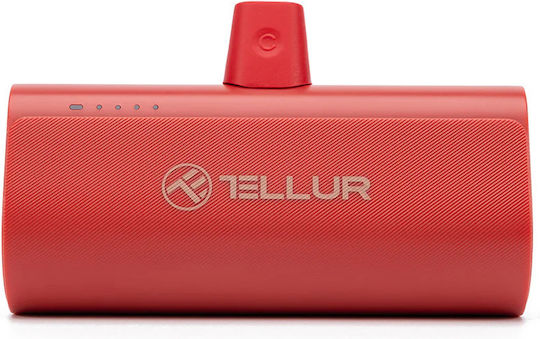 Tellur PD202 Power Bank 5000mAh 18W Power Delivery / Quick Charge 3.0 Κόκκινο
