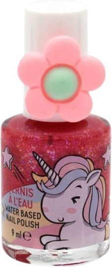 Unicorn Water Nail Polish With Glitter Παιδικό Mανό Ροζ