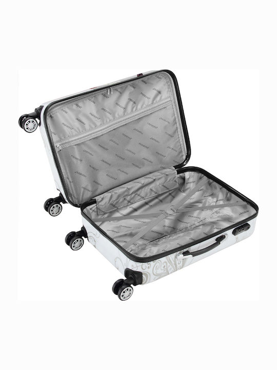 Troler mediu pentru avion Monzana Butterfly 68x43x27 cm 4 roți rotație 360 de grade policarbonat multicolor