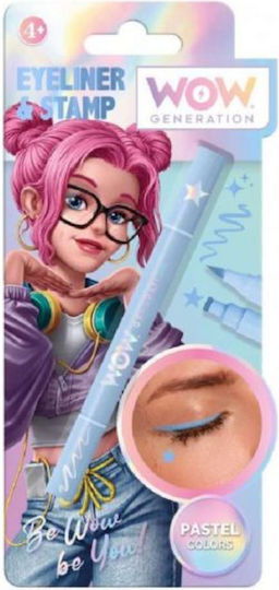 WOW Generation Pastel Eyeliner with Stamp Children's Makeup Pastel Eye Liner (Various Designs) 1pc