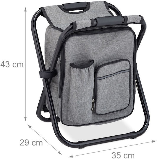 Klapphocker mit Rucksack