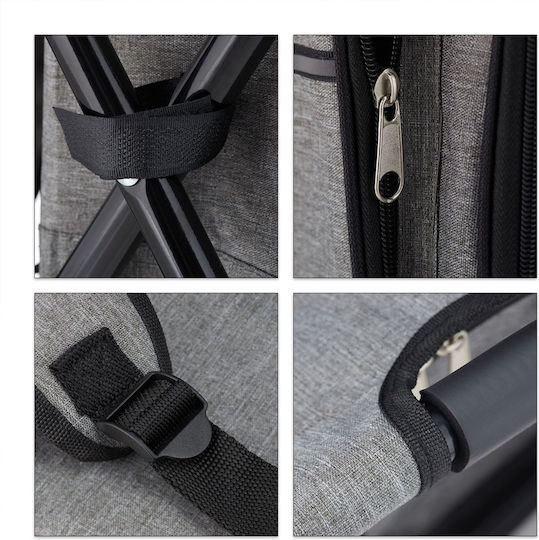 Klapphocker mit Rucksack