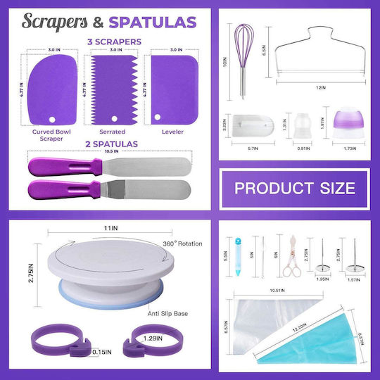 Set de instrumente de patiserie din Silicon 15buc