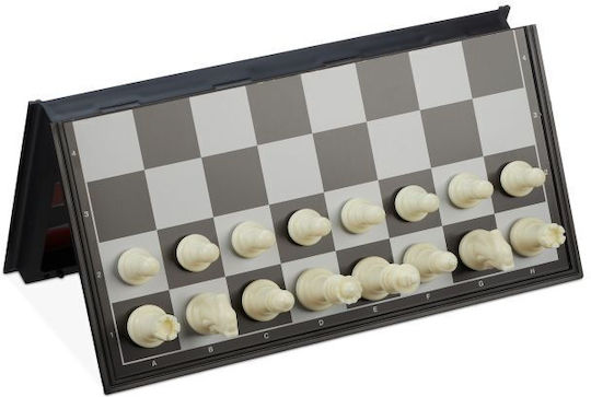 3in1 Relaxdays Schachspiel Tisch Dame Magnetisches Brett 2 x 32 x 32 cm