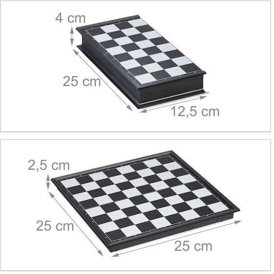 Relaxdays Magnetic Board 2.5 X 25 X 25 Cm