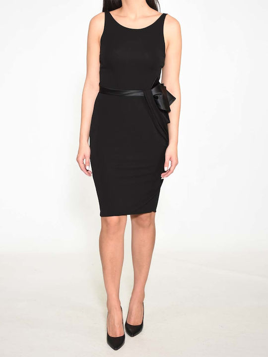 Sommer Midi Abendkleid Schwarz