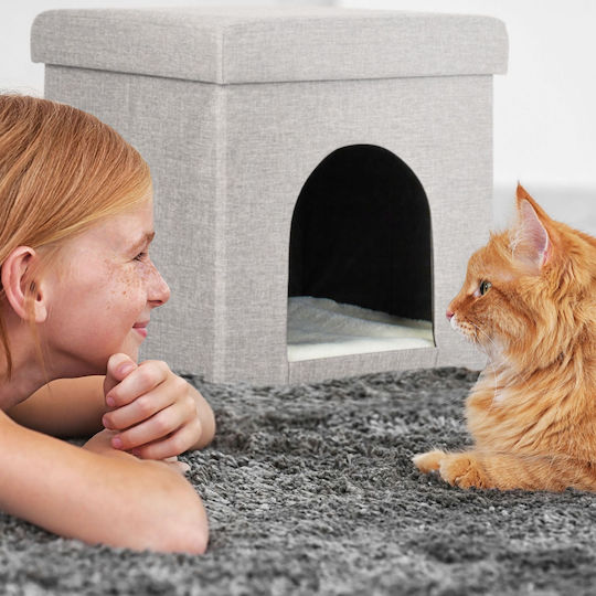 Cat House Removable Lid Cream