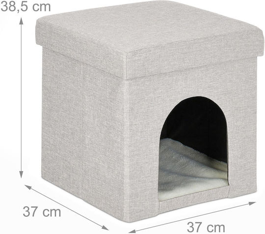 Cat House Removable Lid Cream
