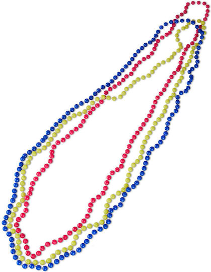 Set 12 Neon Necklaces Relaxdays Multicolor Length 49cm