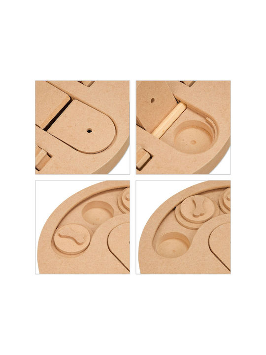 Jucărie Interactivă pentru Câini Antiderapantă MDF 4 X 23 Cm Maro