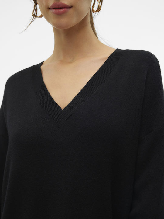 Midi Φόρεμα Πλεκτό Black