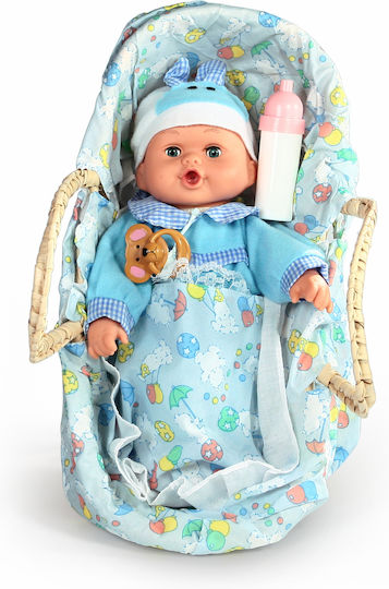 Avra Toys Σετ με Μωρό Κούκλα για 3+ Ετών 30 εκ.
