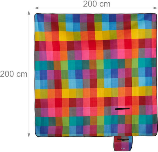 Relaxdays Κουβέρτα Πικ Νικ 200x200cm