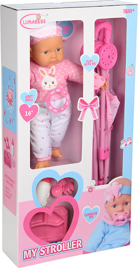 Martin Toys Σετ με Μωρό Κούκλα για 3+ Ετών 36 εκ.