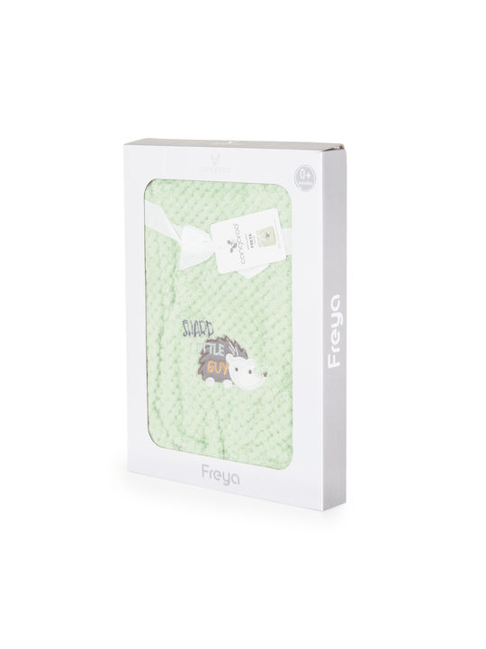 Cangaroo Blanket Nursery Swaddling Blankets Freya Fleece Green 80x110cm