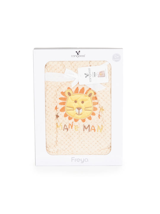 Cangaroo Blanket Nursery Swaddling Blankets Freya Fleece Beige 80x110cm