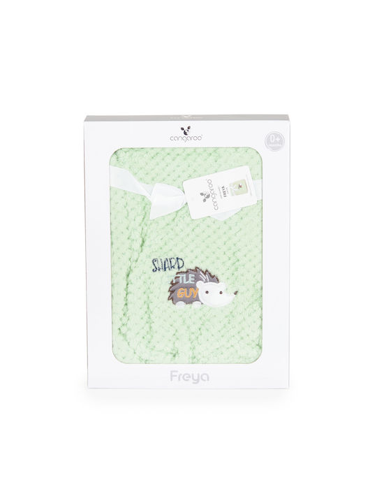 Cangaroo Blanket Nursery Swaddling Blankets Freya Fleece Green 80x110cm