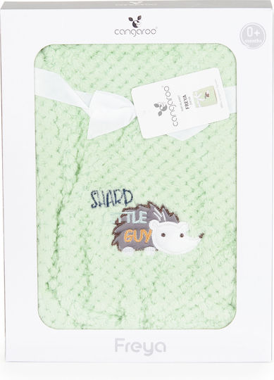 Cangaroo Blanket Nursery Swaddling Blankets Freya Fleece Green 80x110cm
