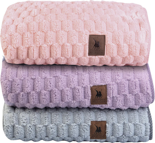 Greenwich Polo Club Pătură Pătuț Essential Baby 8848 Fleece Roz 110x150cm