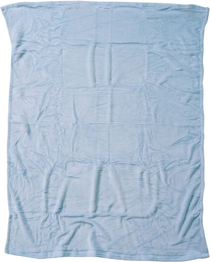 Das Home Blanket Nursery Swaddling Blankets Velvet Light Blue 80x110cm
