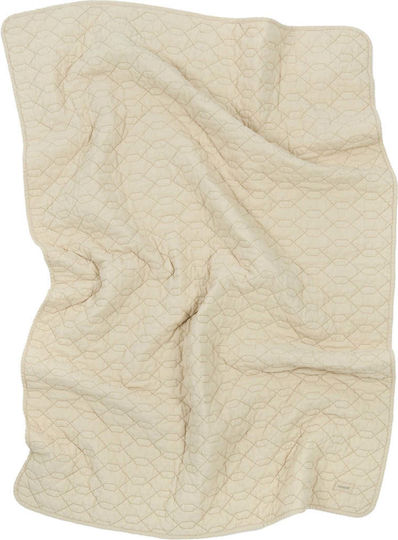 Nobodinoz Decke Kinderbett Wabi-Sabi Waffel Beige 100x135cm