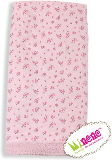 Minene Blanket Nursery Swaddling Blankets Fleece Pink 75x100cm