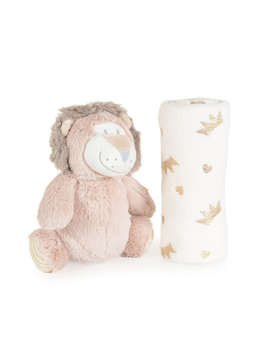 Cangaroo Blanket Nursery Swaddling Blankets Lion Fleece Beige 75x90cm
