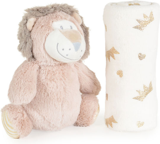 Cangaroo Blanket Nursery Swaddling Blankets Lion Fleece Beige 75x90cm