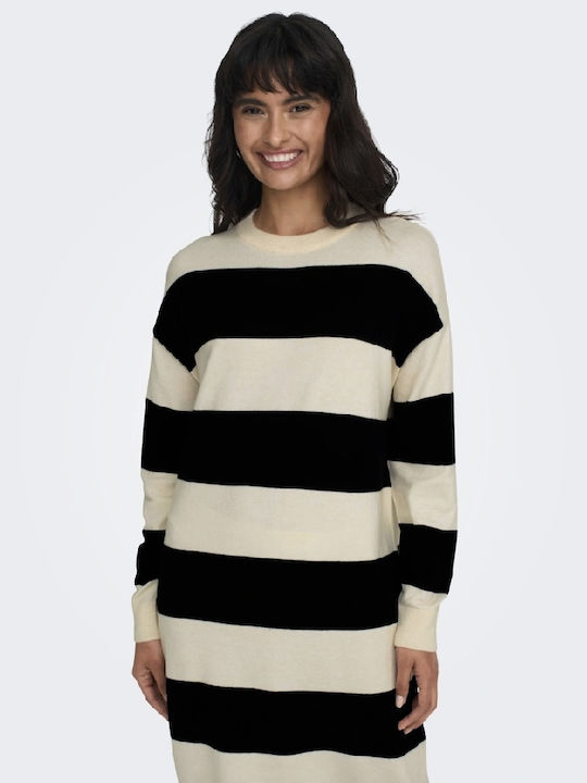 Midi Knitted Dress Black