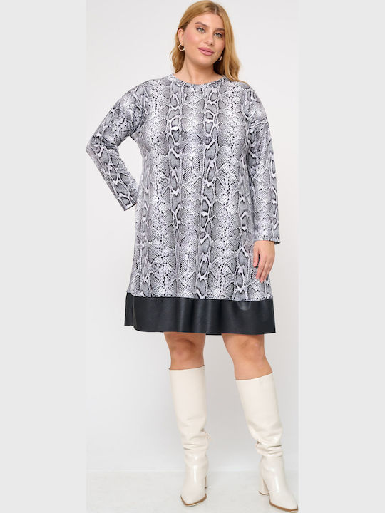 Mini Damenkleid Grau