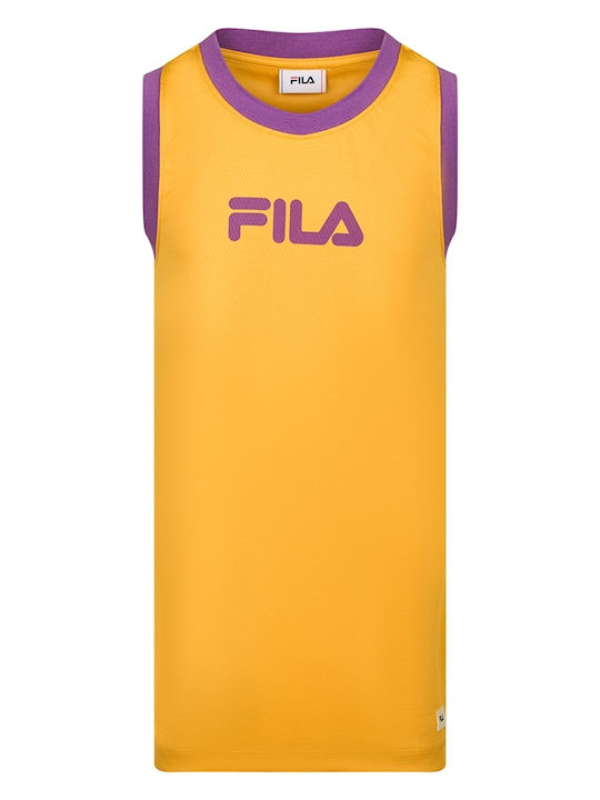 Καλοκαιρινό Mini Αθλητικό Φόρεμα Αμάνικο Orange / Purple