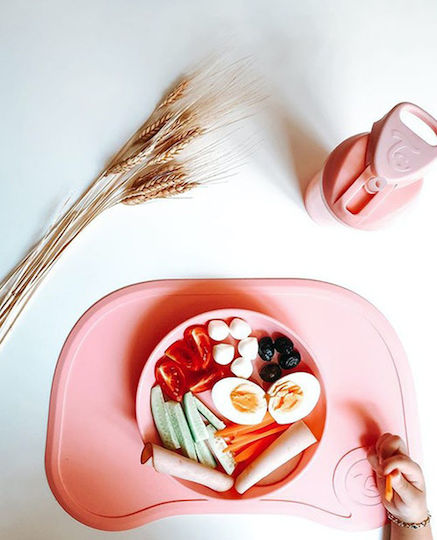 Twistshake Παιδικό Μπωλ Φαγητού Click Mini από Σιλικόνη Pastel Pink