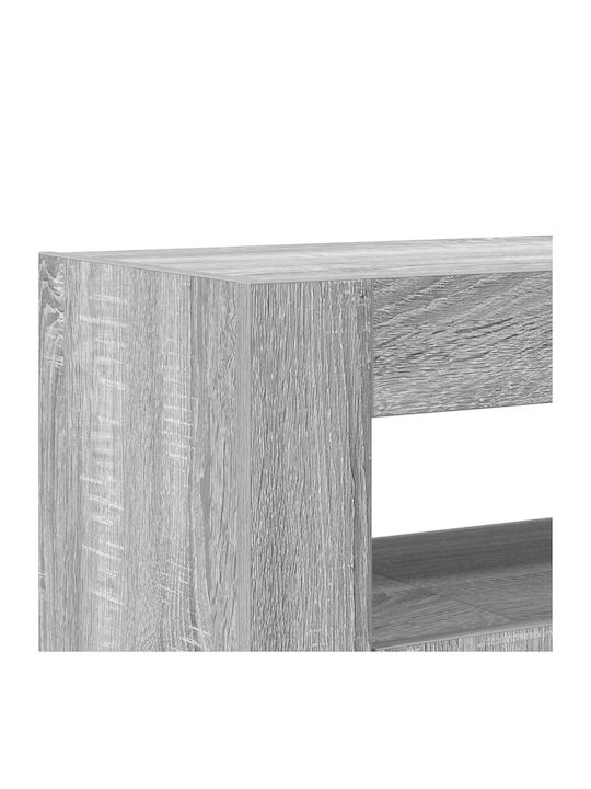 Sideboard Wooden Grey Sonoma 116x30x75cm