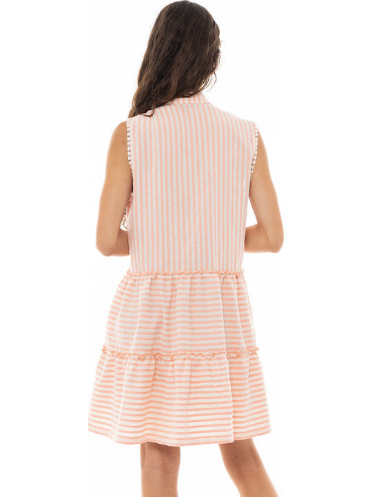 Pink Label Women's Mini Caftan Beachwear Blue Cloud