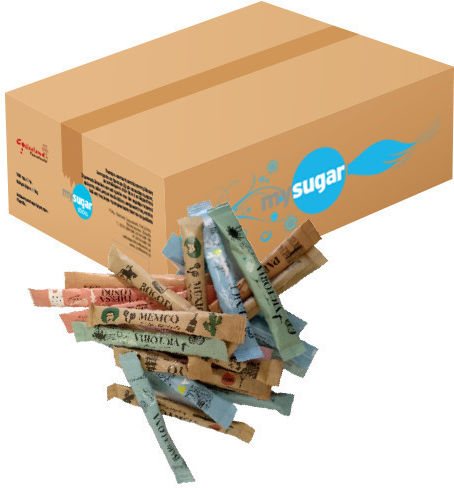 Coffeeland Mysugar Бяла захар Кристален 1000 Sticks