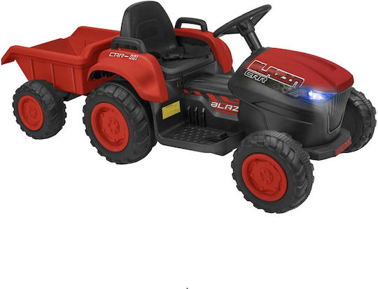 Tractor pentru copii Electric cu remorcă 12 volți Roșu